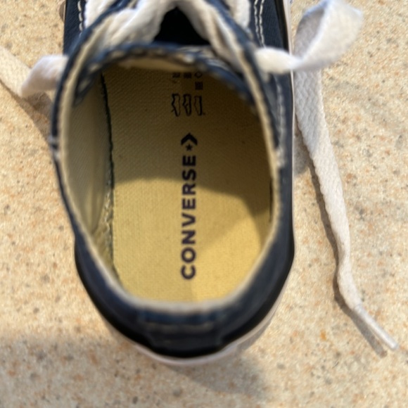 Converse infant Chuck Taylor All-Star low top blue shoes, toddler size 5 - Picture 6 of 9